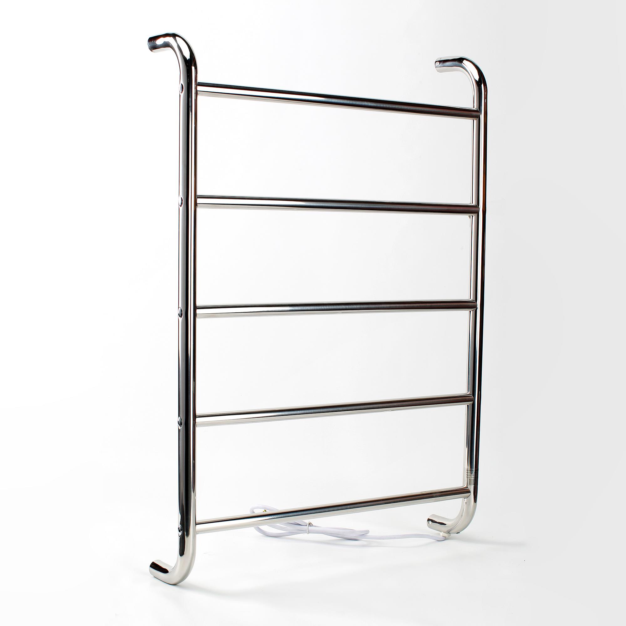 Manissa FALA Electric Brushed Brass Towel Rail Flat Tube 700mm