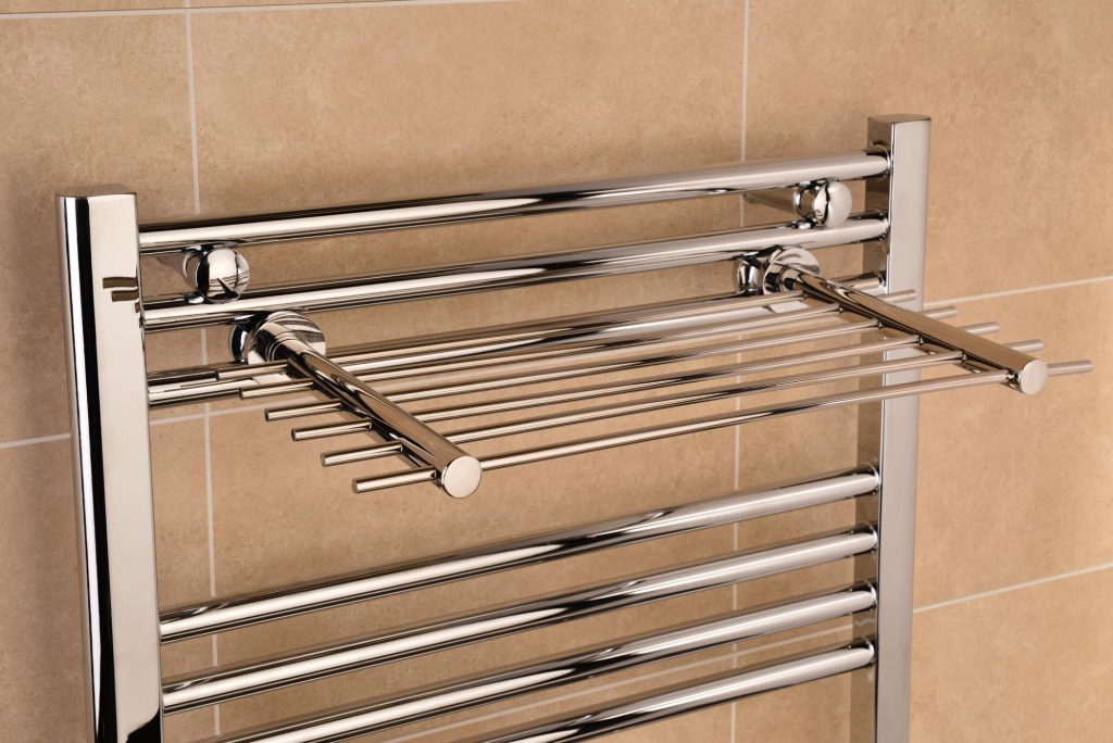 Chrome Towel Shelf for Heated Towel Rails Heat & Things