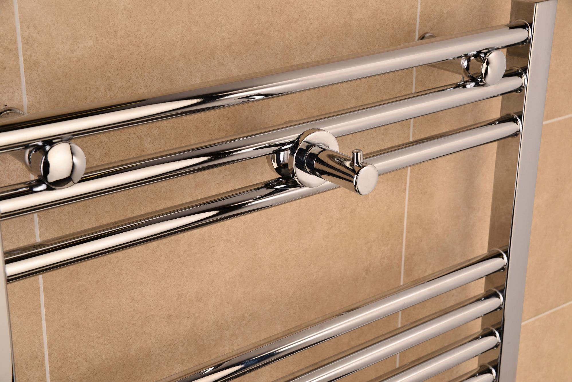 Chrome Towel Hook (Peg) for Heated Towel Rails Heat & Things