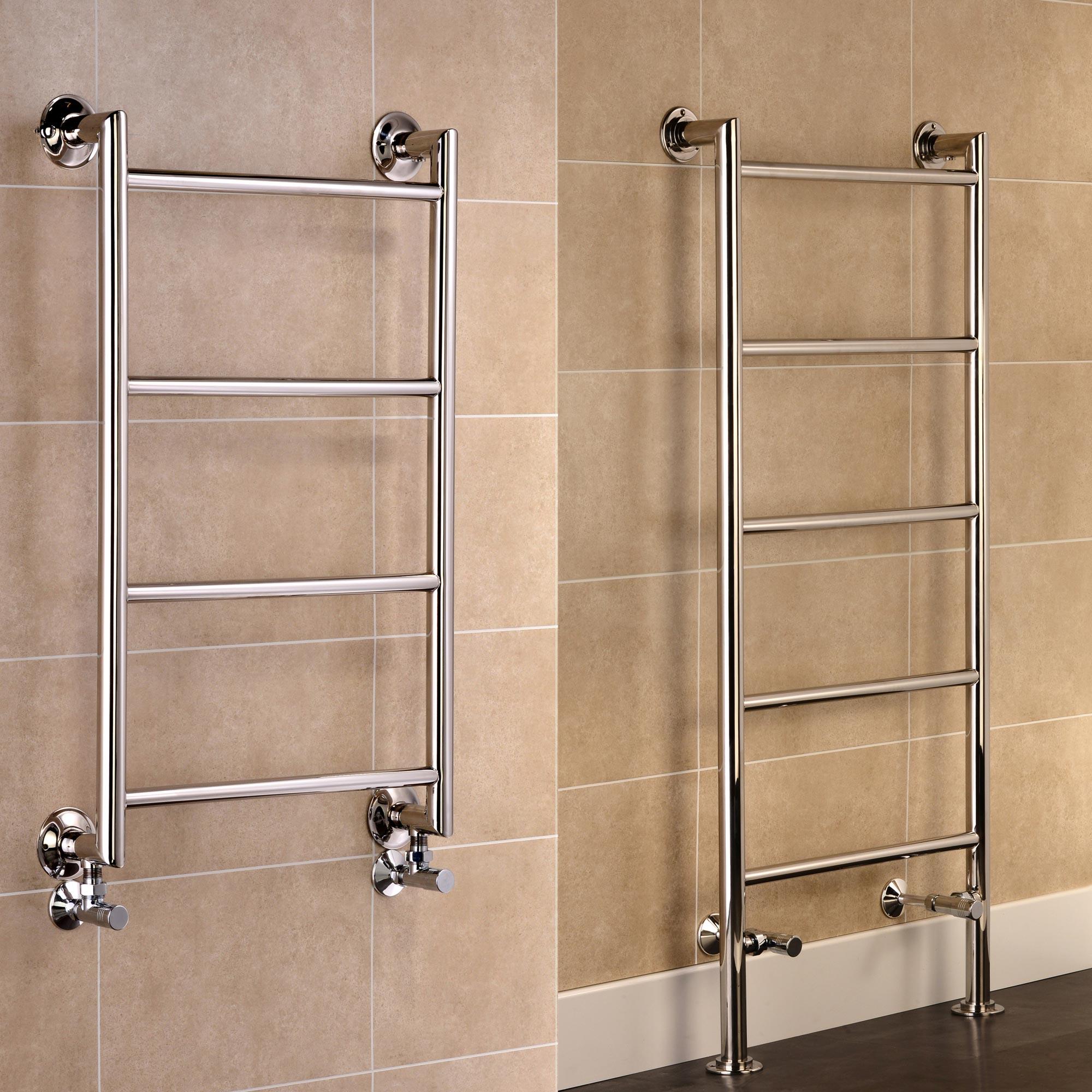 Leeds Stainless Steel Central Heating Towel Rails - Heat ...