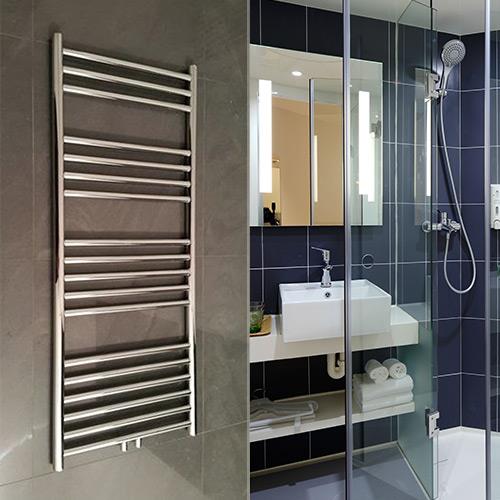 Riga Stainless Steel Centre Tap Towel Rails