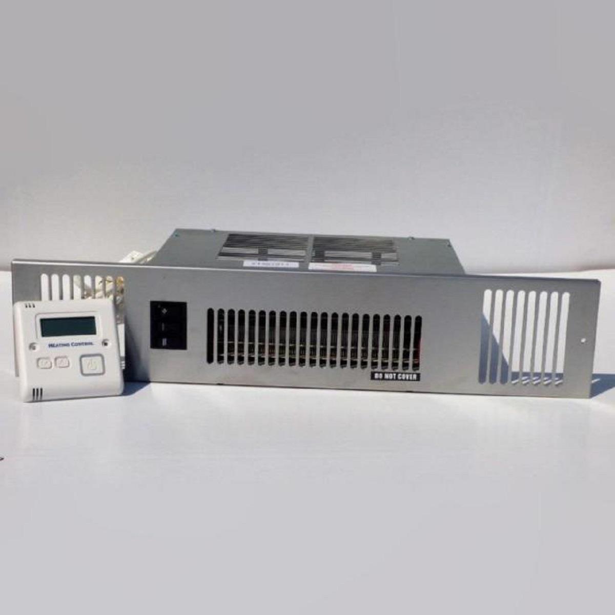 Smiths 2kW Electric Kitchen Plinth Heater SS2EW with Brushed Steel