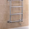 Traditional Electric Ball Jointed Chrome Plated Brass Towel Rail