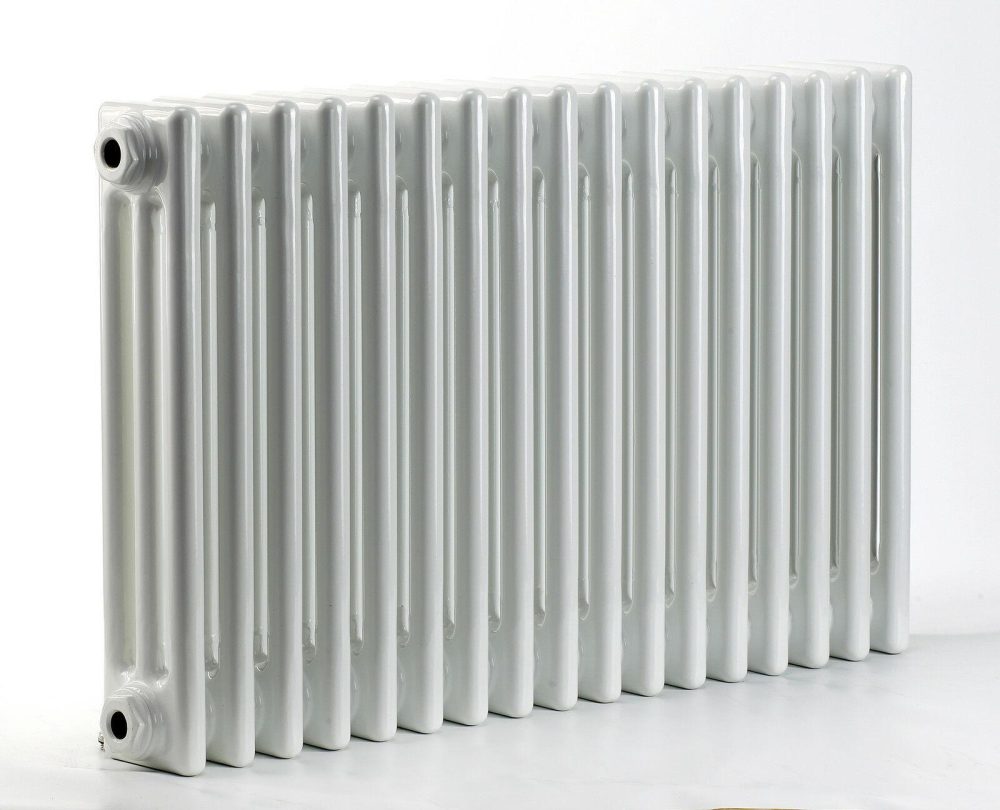 White 3 Column Radiators - 480mm