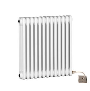 electric 4 column radiators white 480mm high
