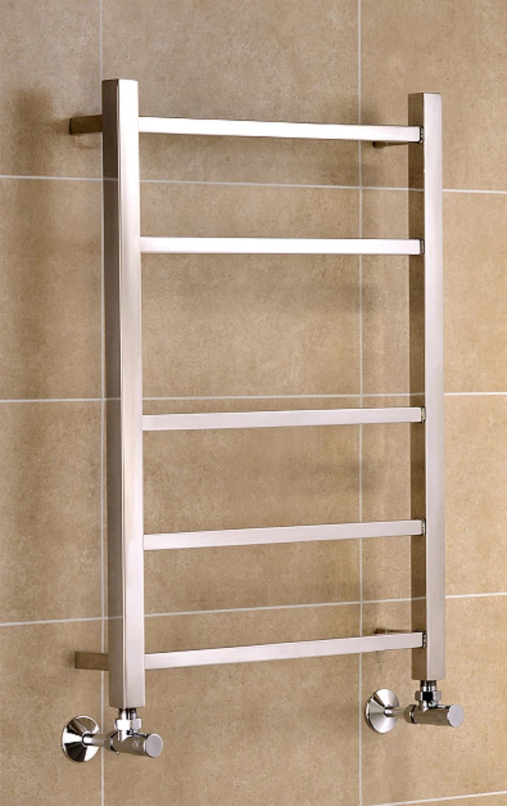 Cumbria Square Tube Stainless Steel Towel Rail